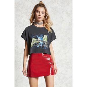 Forever 21 Contemporary Patent Mini Skirt